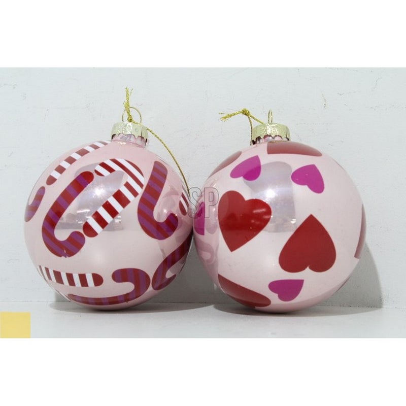 Koopman Glass Christmas Ball, Xmas Ornament, Holiday Seasonal Decoration for Christmas Tree, Home, Office, Party, Tabletop & Festive Holiday Display, – 80mm Assorted, 1 Piece - Image 4