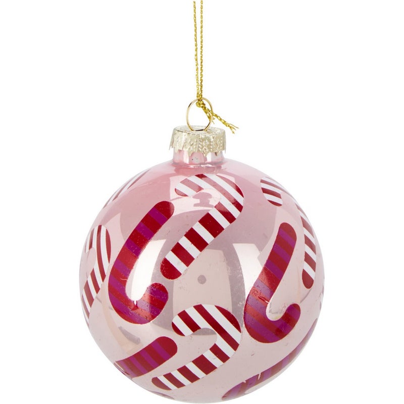 Koopman Glass Christmas Ball, Xmas Ornament, Holiday Seasonal Decoration for Christmas Tree, Home, Office, Party, Tabletop & Festive Holiday Display, – 80mm Assorted, 1 Piece - Image 3