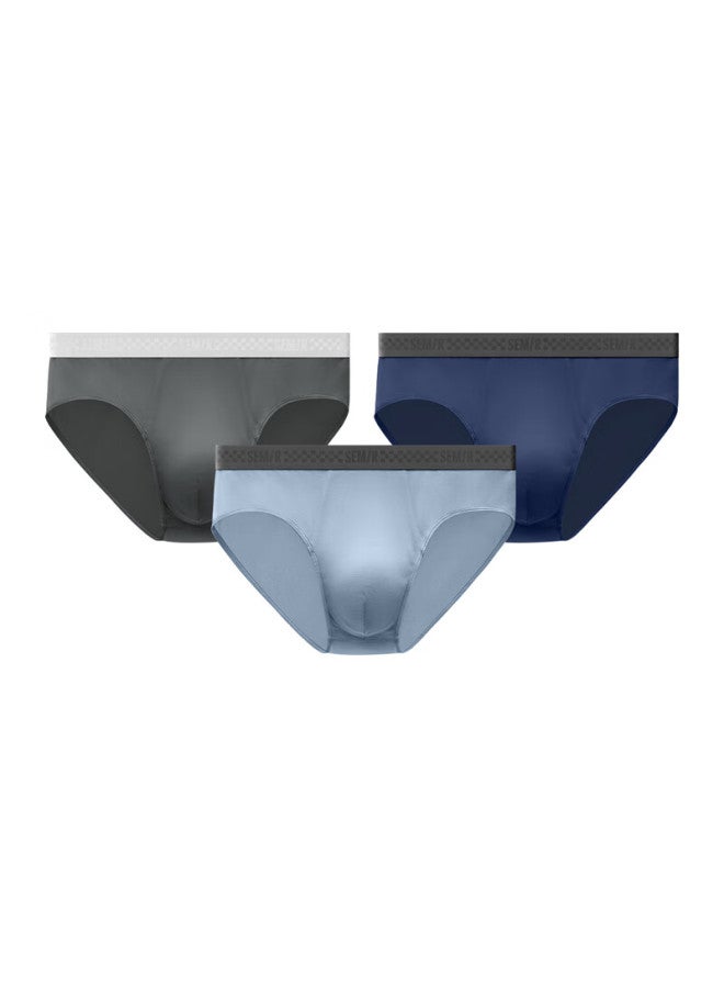 Semir Men's Underwear, Pure Cotton, Anti-mite, Comfortable, Breathable, Triangle Briefs, 3-pack, Y2xl - Image 5