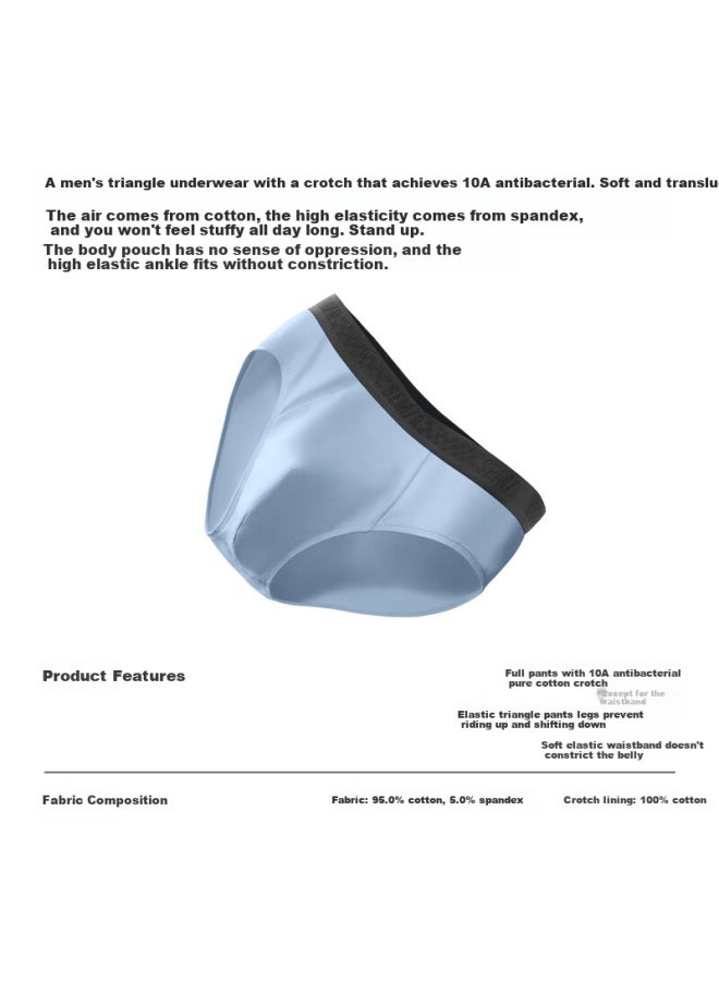 Semir Men's Underwear, Pure Cotton, Anti-mite, Comfortable, Breathable, Triangle Briefs, 3-pack, Y2xl - Image 4