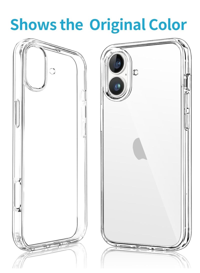 BORTONY iPhone 16 Plus Case 6.7 inch Soft Clear TPU Non-Yellowing iPhone 16 Plus Cover Anti-Scratch Shockproof Protective Case Compatible with iPhone 16 Plus - Image 3