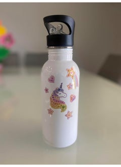 AoneFun Unicorn Stickers - Unicorn Stickers for Girls Shiny Stickers for Girls 4-8 Unicorn Stickers for Kids Girl Stickers Sparkle Stickers Unicorn Stickers for Cups Dimensional Stickers Clear with Gems  - Image 3
