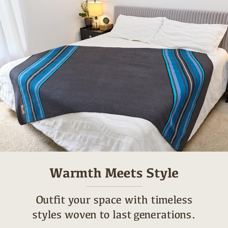 Chubbuck Authentic Chubbuck 100% Wool Blanket Camping (60" x 84") - Large Warm Blankets for Camping, Emergency, Outdoor Concerts and Home Use - Fire Retardant Blanket, Soft and Warm Blankets for Winter (Lakeland) - Image 5