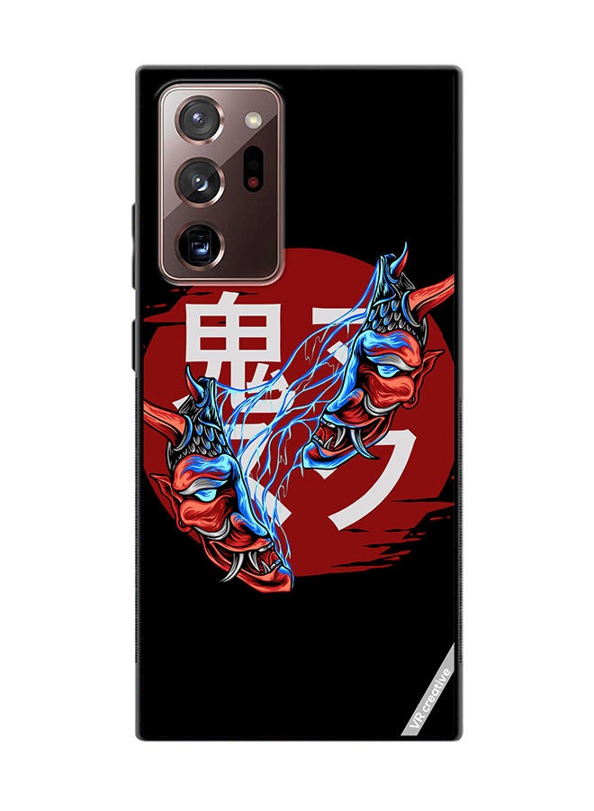 VR CREATIVE Protective Case Cover For Samsung Galaxy Note20 Ultra 5G Cracked Mask Design Multicolour - Image 1