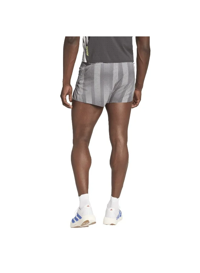 Adidas Adidas Adizero P Sht M Grey Shorts (1/4) Shorts For Men