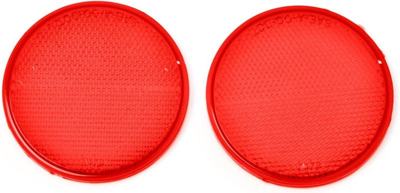 Hy-Ko CDRF-4R 3" Red Plexiglass Stick On Reflector