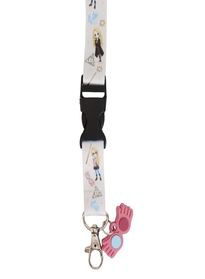 Loungefly Harry Potter Luna Lovegood All Over Print Lanyard with Spectrespecs Charm - Image 2