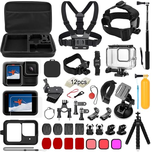SGIP Accessories for GoPro Hero 13 Black, SGIP Waterproof Protective Cover Housing Bike Mount Selfie Stick, Accessory Set for GoPro Hero 13 - Image 1