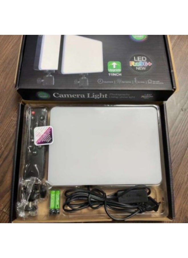 الهاتف المحمول الجمال لايف لايت M240 مستطيلة ملء ضوء LED التصوير الفوتوغرافي الإضاءة ضوء صافي الأحمر البث المباشر الباردة والدافئة اللون فاتح اللون: 2.1 متر قوس