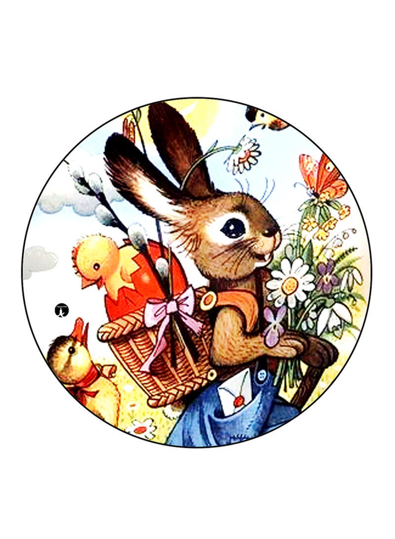 RKN Vintage Art Printed Fridge Magnet  Multicolour - Image 1