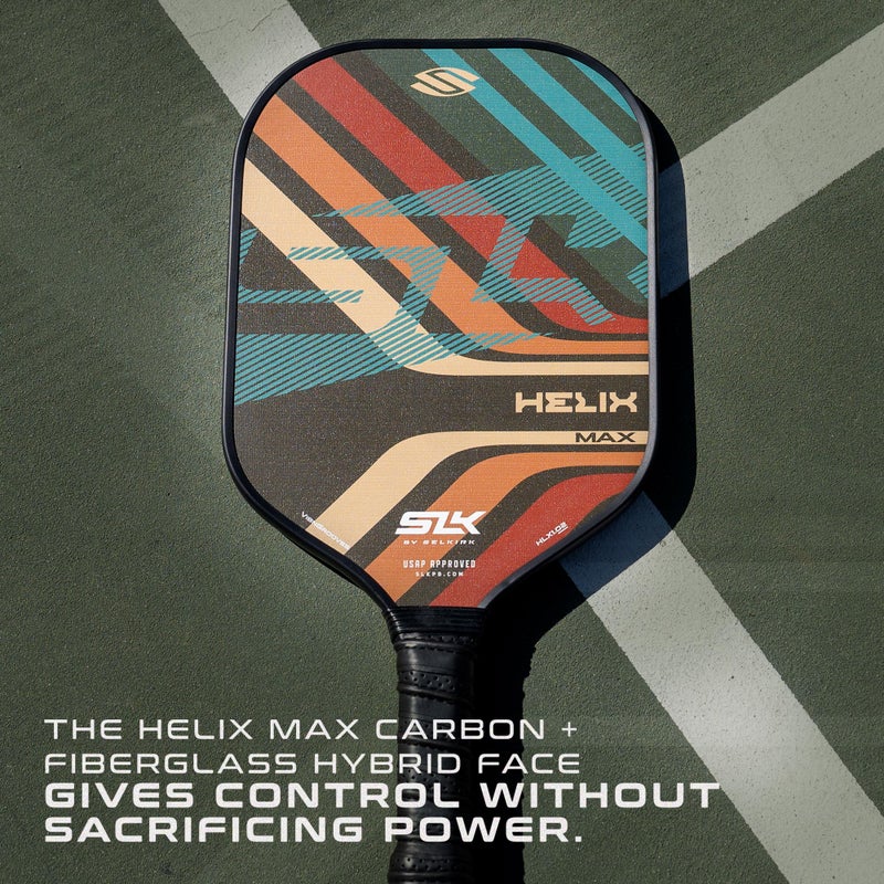 Selkirk Sport SLK Helix Pro Pickleball Paddle | Thermoformed Carbon Fiber Core Pickleball Paddles with Carbon Fiber & Fiberglass Hybrid Face | Unmatched Control | Grooves - Image 5