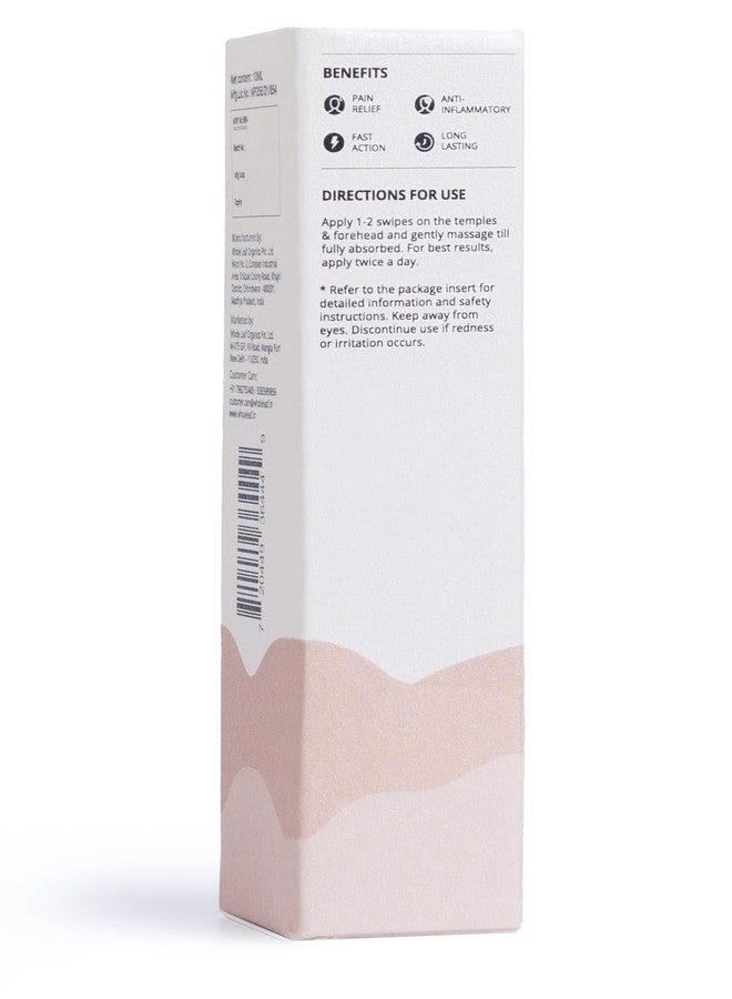 WholeLeaf Migroheal Relief Roll-On, For Headache & Migraine Relief, Natural Skin-Friendly Balm (10ml) (Pack of 1) - Image 4