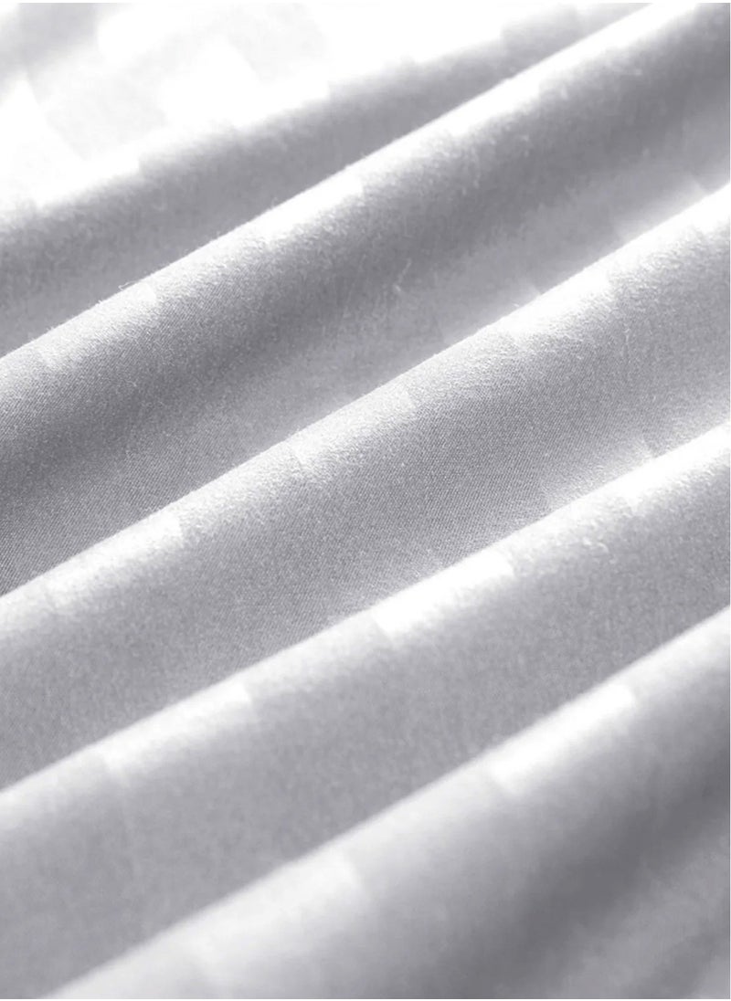American Linen Plain Single Duvet Cover 160X210Cm White  - Image 4
