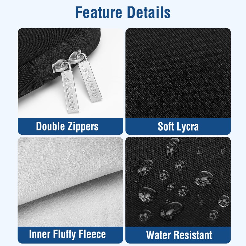 موسيسو غطاء حماية مزود بحافظة صغيرة لأجهزة اللابتوب قياس 13-13.3 بوصة - Image 5