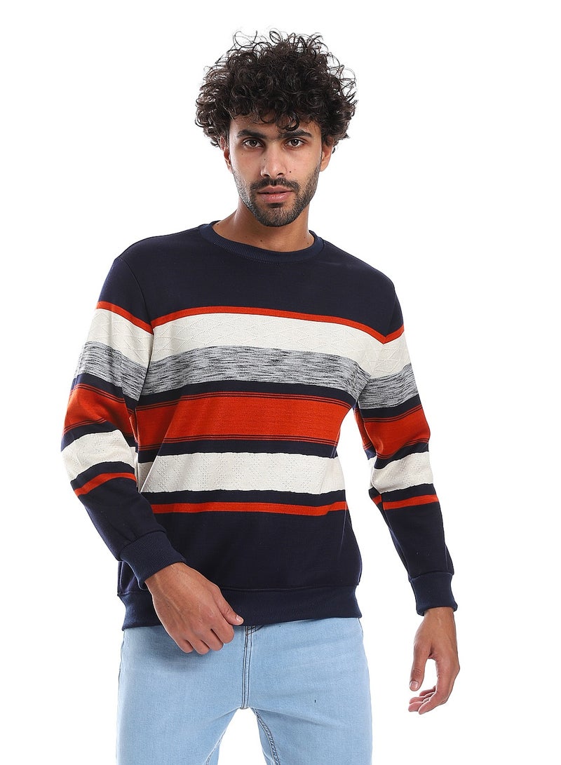 Caesar Mens Sweat Shirt With Round Neck - Image 1