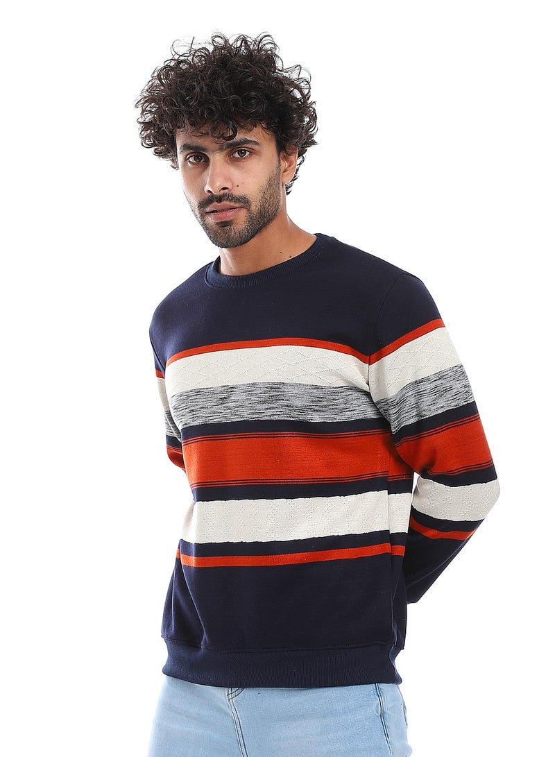 Caesar Mens Sweat Shirt With Round Neck - Image 4