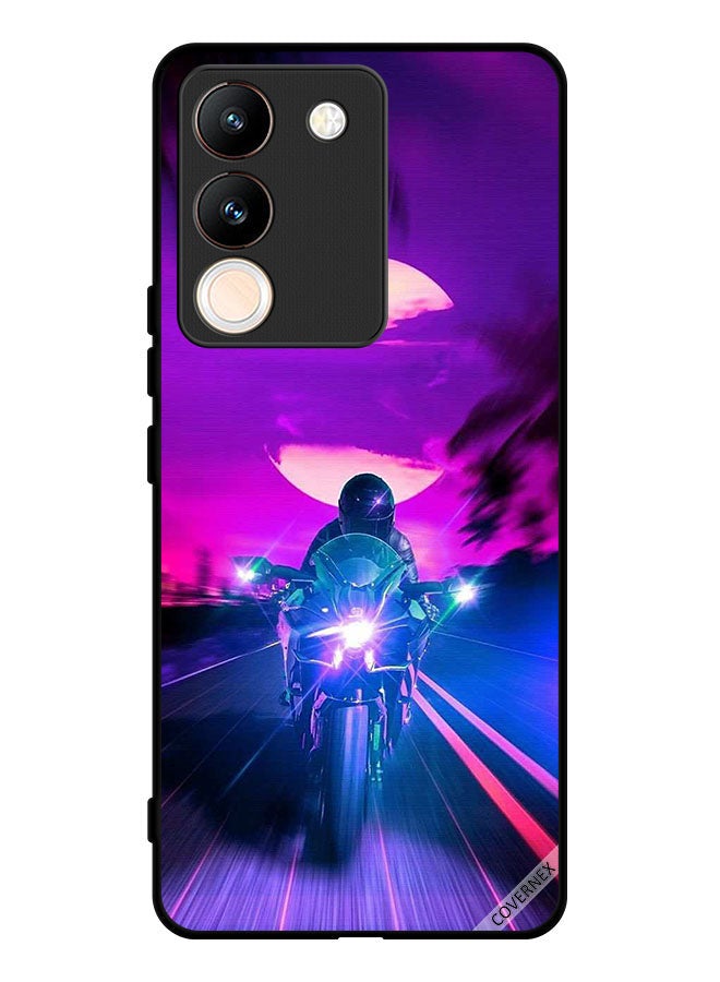 Covernex غطاء حماية لجهاز vivo V29e خلفية رجل على دراجة - Image 1