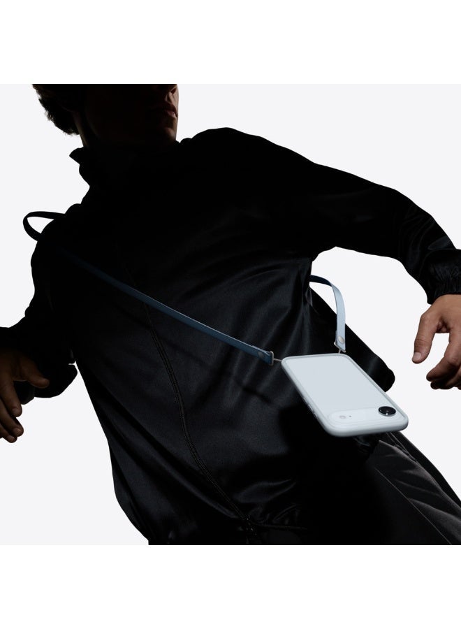 بلو فاير حزام تعليق هاتف قابل للتعديل مع غطاء مغناطيسي لآيفون 17 و 17 برو ماكس - حزام كتف آمن وحر اليدين، حامل هاتف عصري وعملي للسفر والعمل والأنشطة الخارجية بلون كوزميك أورانج - Image 5