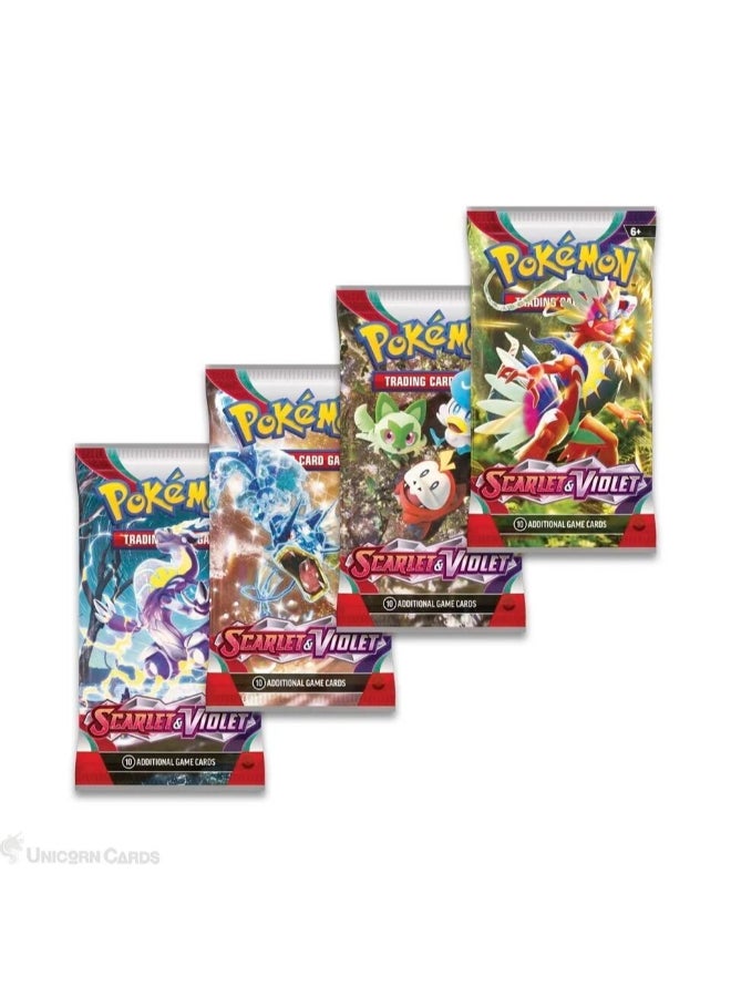 Pokemon Pokémon TCG Scarlet & Violet—Scarlet & Violet Booster Pack, 10 Trading Cards, Random Assorted Pack Artwork, Collectible Card Game Expansion - Image 2