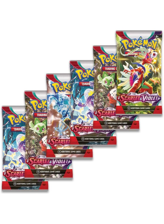 Pokemon Pokémon TCG Scarlet & Violet—Scarlet & Violet Booster Pack, 10 Trading Cards, Random Assorted Pack Artwork, Collectible Card Game Expansion - Image 1