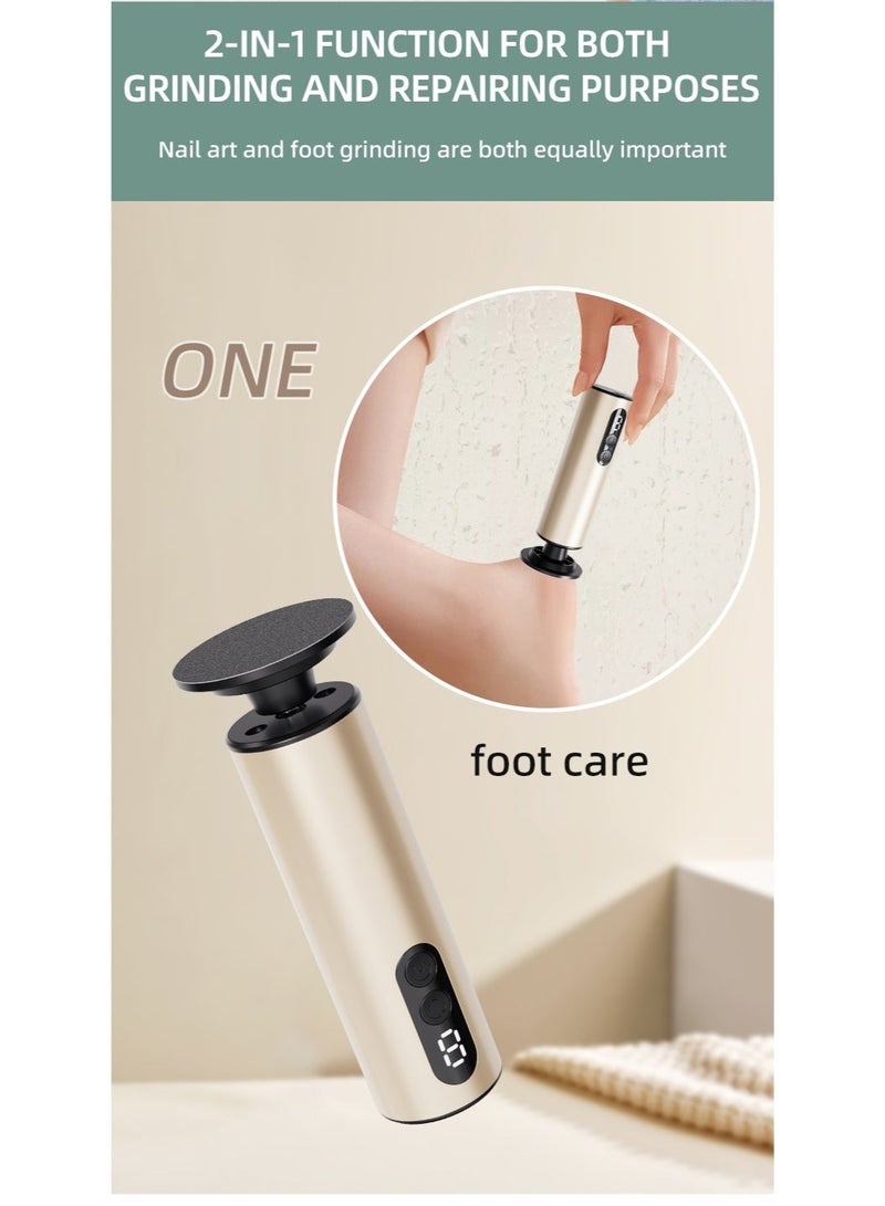 إزالة جفاف القدم الكهربائية، ملف القدم 9 سرعات قابلة للتعديل، 3 قطع واقي كابل الشاحن متعدد الألوان، هدايا للرجال أو النساء - Image 1