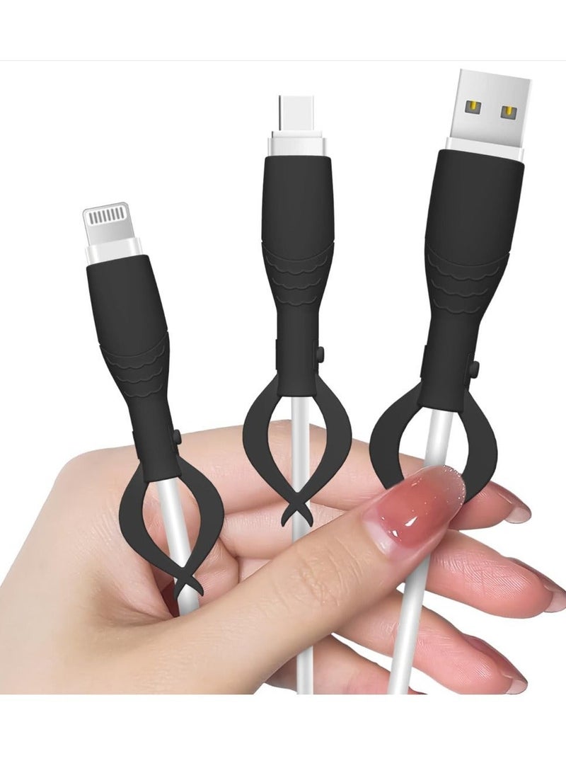 إزالة جفاف القدم الكهربائية، ملف القدم 9 سرعات قابلة للتعديل، 3 قطع واقي كابل الشاحن متعدد الألوان، هدايا للرجال أو النساء - Image 4