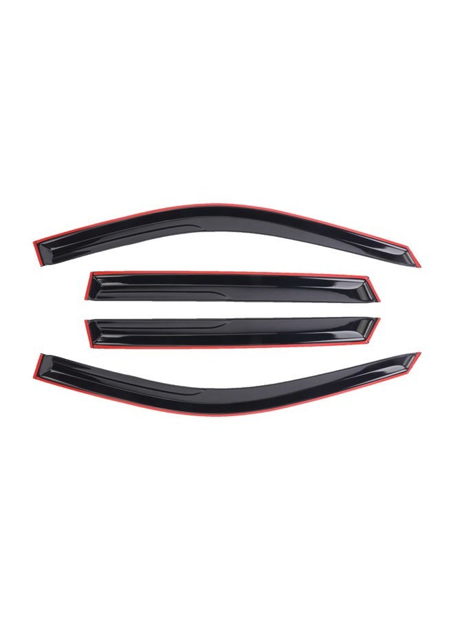 SONTIAN Window Visor Wind Window Tape-On Deflectors for 2011-2021 Jeep Grand Cherokee Rain Guards 4 Pcs 94252 - Image 3