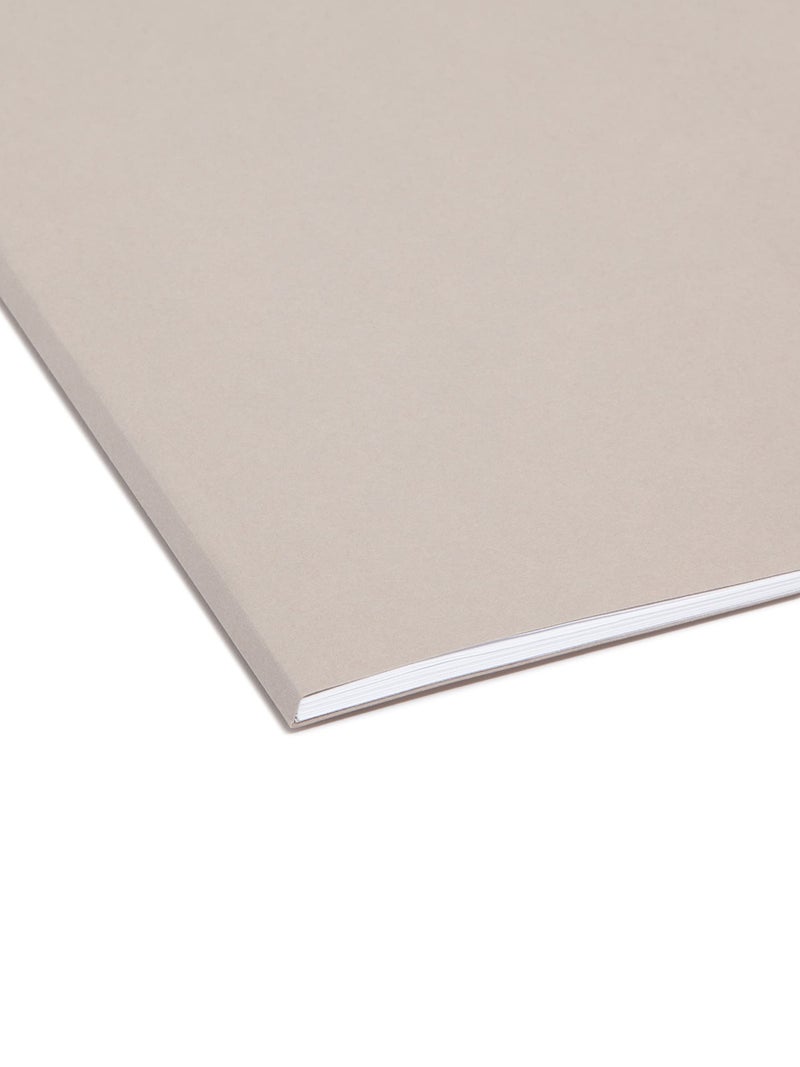 Smead TUFF Hanging File Folder with Easy Slide Tab, 1/3-Cut Sliding Tab, Letter Size, Steel Gray, 18 per Box (64092, Rod Color May Vary) - Image 5