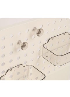 FLYROAD Multi-functional desktop organizer, hole plate shelf, suitable for office supplies and household  - Image 4