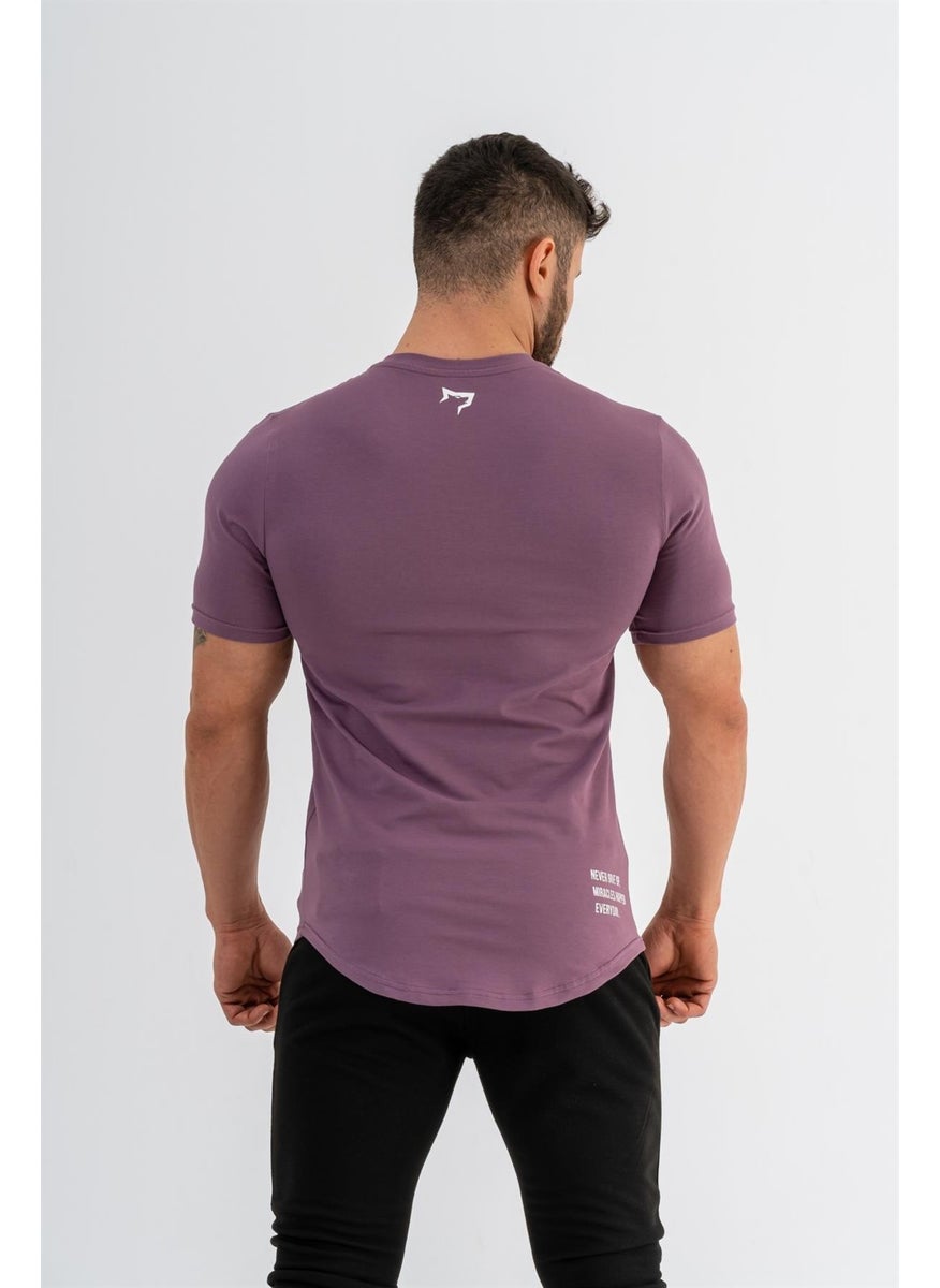 Men's Sports T-Shirt | T-Shirt | Purple | Workout Tanktop | Never Give Up | - pzsku/ZFE9E6C6A2370EF83C46AZ/45/_/1725613947/bdfbac3b-53fb-4f8a-94e2-76d64a036a99