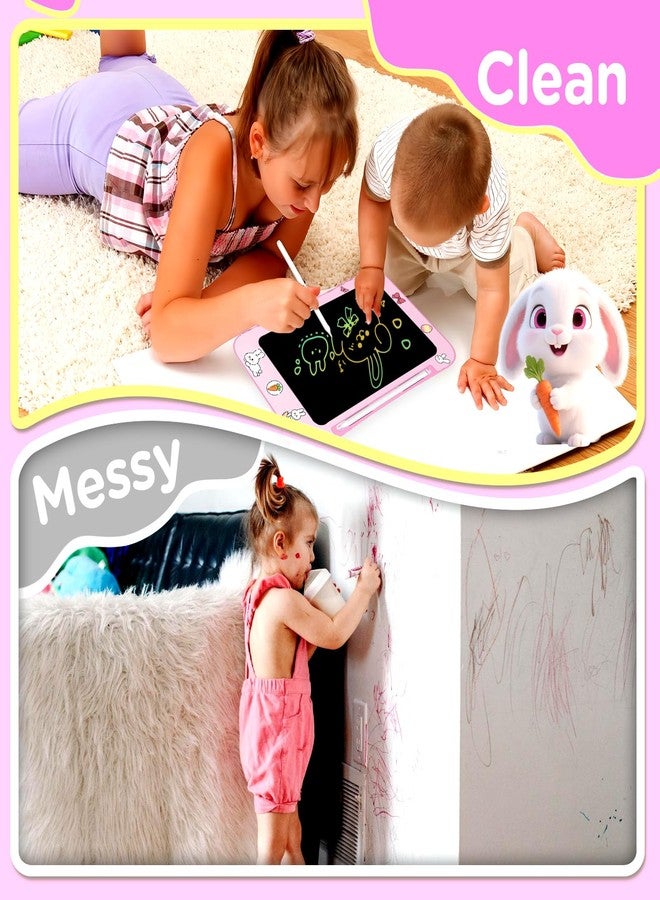 Genialba [2 Pack] Genialba LCD Writing Tablet for Kids, Colorful Screen Drawing Board for 3-7 Year Old Boys & Girls - Educational Toys for Birthday & Christmas (Penguin&Rabbit) - Image 5