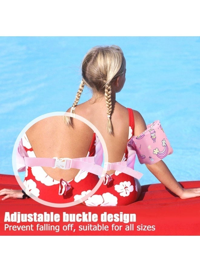 GIFT Baby Pool Float Fit 20-55 Lbs, Kids Swimming Float with Arm Water Wings, Fun Ride-on Raft Pool Baby Beach Supplies for 2-6 Years Old Boy Girl - Image 5