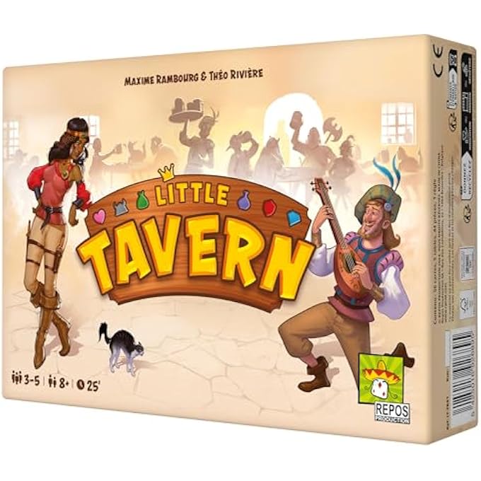 Asmodee Little Tavern Party Game  Seat The Best Customers Collect The Most Tips and Win Strategy Game for Kids  Adults Ages 8 35 Players 25 Min Playtime Made by Repos Production - Image 4