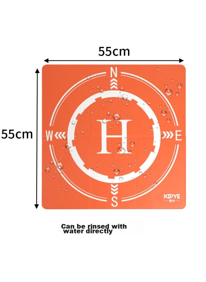 Odd Leaves Qiyeh Parking Pad Suitable For Dji Air 3 Drone, Air 2s Accessories, Mini 4 Pro, Portable Folding Landing Pad, Mavic 2 Outdoor Takeoff, Landing, And Lifting Mavic Cine Copter 2 - Image 2