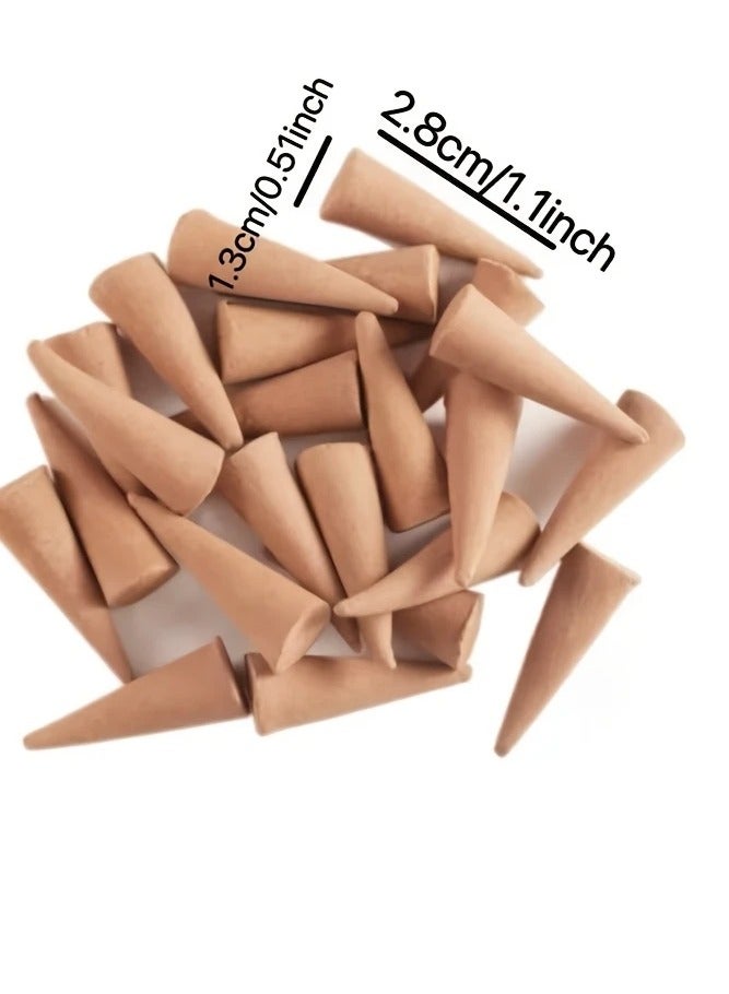 50PCS Sandalwood Incense Cones – Natural Aroma for Home, Meditation, Yoga & Pooja Use.  - Image 2