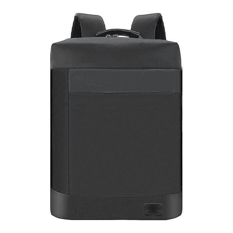 Santhome  DURHAM 15.6" Laptop Backpack – Black, Durable Urban Commuter Backpack with Padded Shoulder Straps, 15.6-Inch Laptop Compartment & Trolley Attachment – Business & Travel Daypack - Black - Image 3