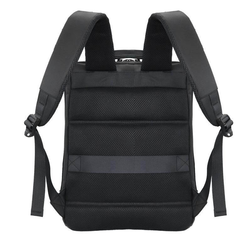 Santhome  DURHAM 15.6" Laptop Backpack – Black, Durable Urban Commuter Backpack with Padded Shoulder Straps, 15.6-Inch Laptop Compartment & Trolley Attachment – Business & Travel Daypack - Black - Image 5