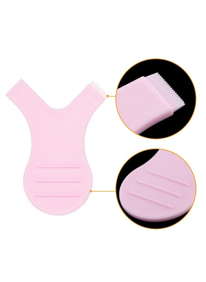 ekysso - 100 Pieces Pink Y Shape Lash Lift Brush, Eyelash Lift Perm Tools, Lash Separator And Tint Tool, Lash Lift Perm Applicators, Eyebrow Lash Perming And Tint Brush, Lash Lift And Perm Supplies - Image 1