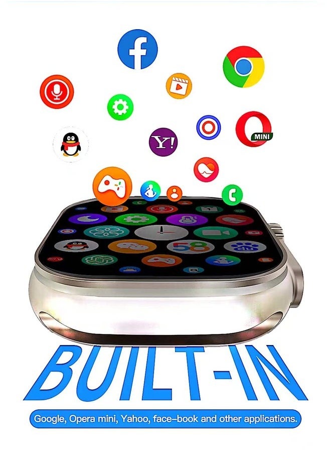 Smart Watch With 2.01 Inch HD Screen Bluetooth Connection Multiple Sports Modes Supports 4G SIM Card And Multiple Apps