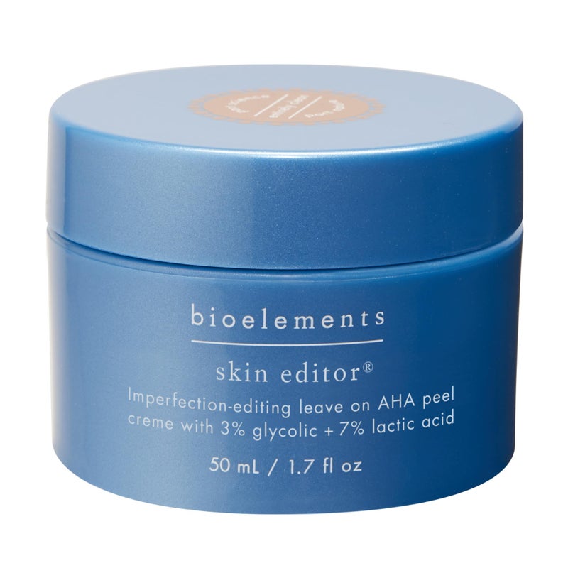 Bioelements Skin Editor - 1.7 fl oz - Leave-On AHA Chemical Face Peel Cream for All Skin Types - With 3% Glycolic Acid & 7% Lactic Acid - Vegan, Gluten Free - Never Tested on Animals - Image 1