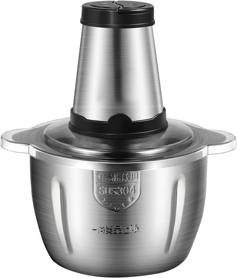 moobody Electric Meat Grinder 2L Multi Function Stainless Steel Food Processor for Meat Vegetables - Image 1