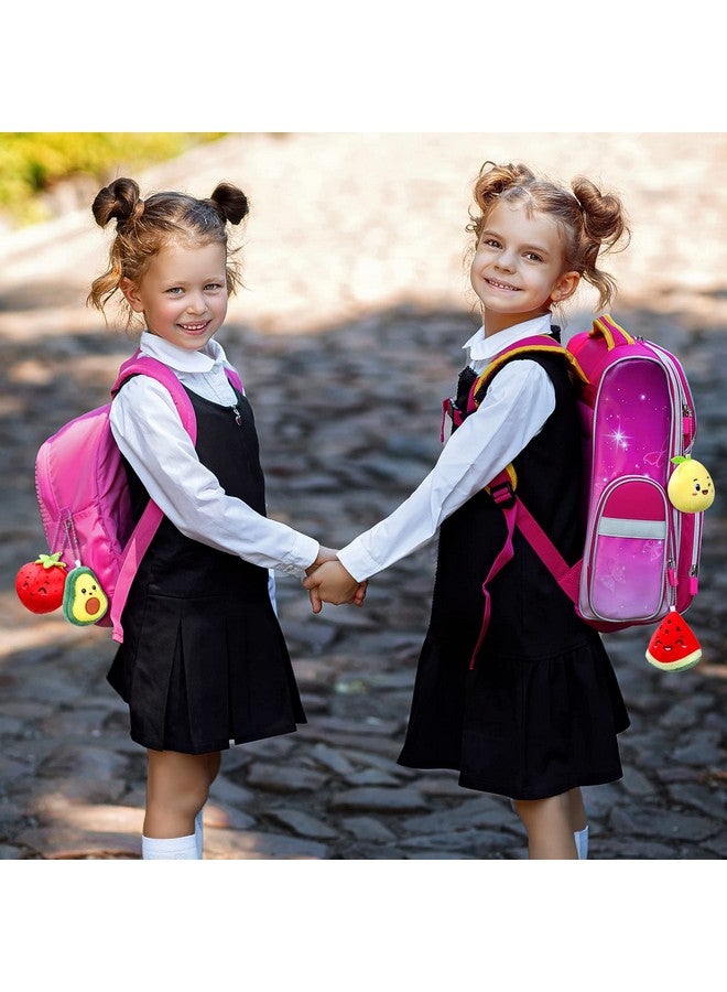 Aoriher 6 Pcs Fruit Plush Toys Colorful 3.15 Inch Cute Stuffed Mini Avocado Strawberry Orange Backpack Keychains Sensory Gifts for Birthday Party Decors Classroom Prizes Gifts Exchange - Image 5