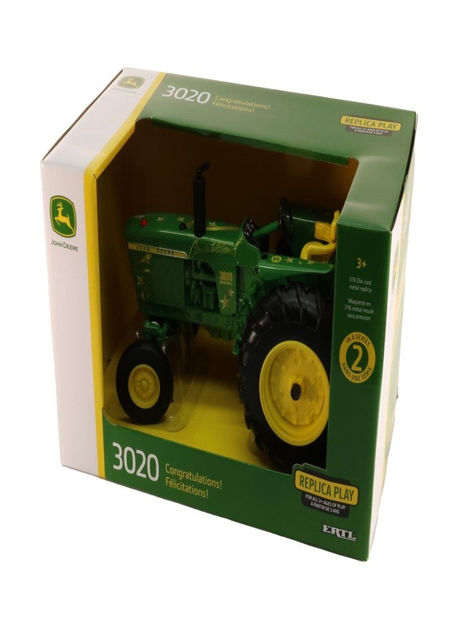 John Deere 1/16 Celebration 3020 Tractor Toy - LP84516 - Image 2