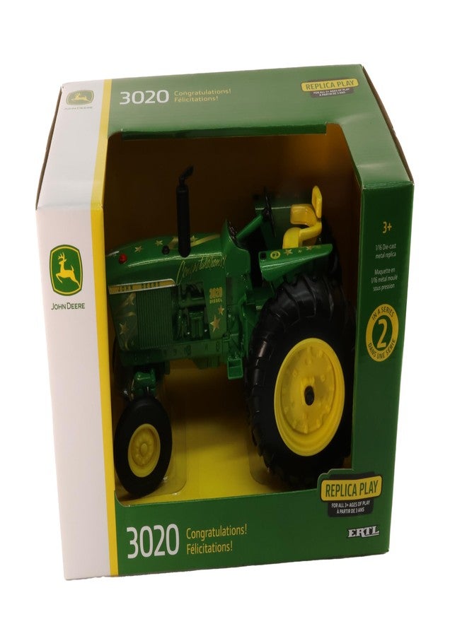 John Deere 1/16 Celebration 3020 Tractor Toy - LP84516 - Image 3