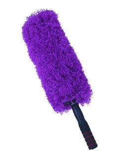 MOTRK Portable Microfiber Car Dust Cleaner Soft, Car Cleaning Brush, Soft Microfiber Dusting Brush, For Car Exterior And Interior Cleaning Brush, Long Handle And Unbreakable  - Image 1