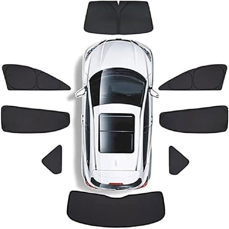 Car Window Sun Shade for BMW 1series F40 2020 2021 2022, Side Windows Sunshades Uv Protection Privacy Sunshade Shield Light Blocking Cover Durable Auto Shades, G/8 Whole Vehicle - Image 1