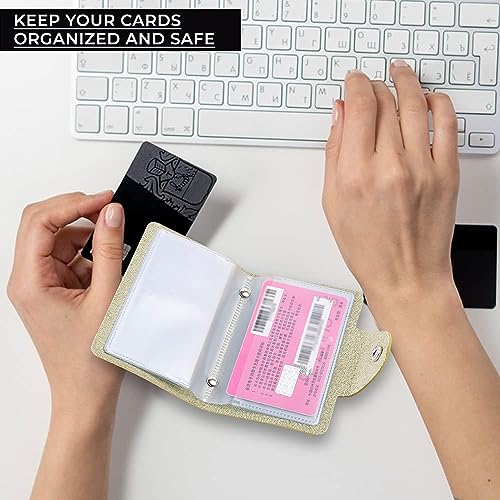 Kraptick 20 Slots Card Holder for Men and Women - Elegant and Versatile Card Organizer, Credit Cardholder, Card Case, Card Pouch (Design 16) - Image 3