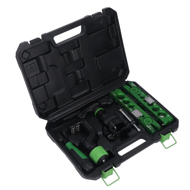 Flaring Tool Kit: 45 Degree Aluminum Alloy Eccentric Gantry - Roller Type Bearing Cutter Tube Flaring Tools for Refrigeration Maintenance, Car Maintenance, Chemical Pipeline Connection - Image 4