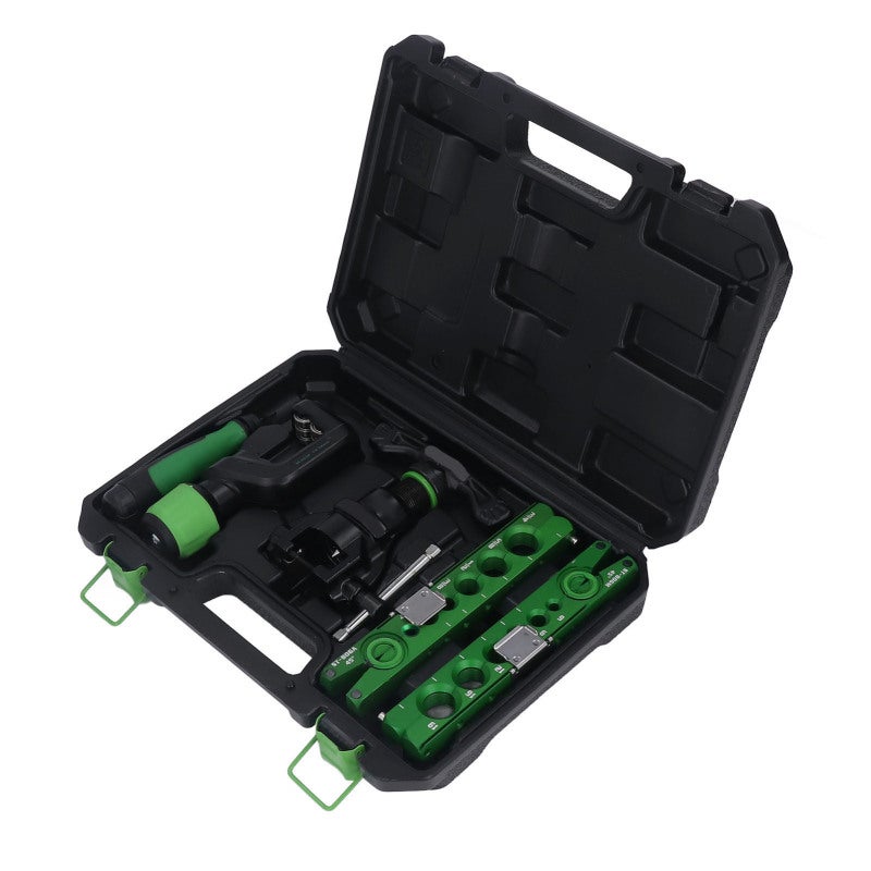 Flaring Tool Kit: 45 Degree Aluminum Alloy Eccentric Gantry - Roller Type Bearing Cutter Tube Flaring Tools for Refrigeration Maintenance, Car Maintenance, Chemical Pipeline Connection - Image 5