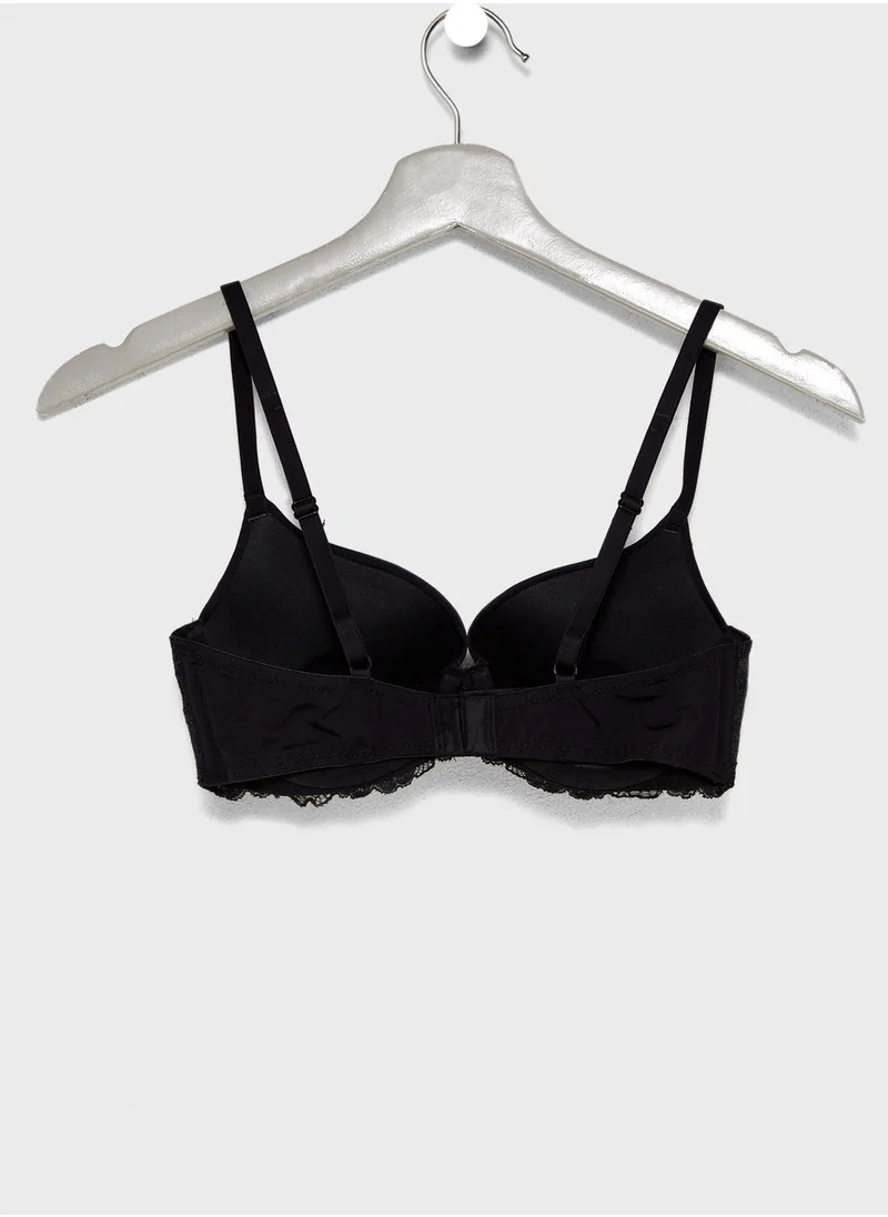 Dorina Lace Detail Push Up Bra